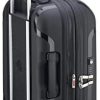 31jCA8G4HOL._AC_.jpg Delsey Paris - Clavel - Valise Trolley Cabine Extensible 4 Doubles Roues, 55 cm - Noir
