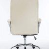 31lhNtMEqZL._AC_.jpg Fauteuil de Bureau Réglable en Hauteur XXL Vancouver Similicuir I Chaise de Bureau à Roulette Rembourrée Confortable avec Accoudoirs I Coul, Couleur:crème