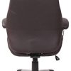 31nL13K1pL._AC_.jpg CLP Fauteuil De Bureau Layton en Similicuir Ou Cuir I Chaise De Bureau Hauteur Réglable Et Pivotante I Surface D'Assise Rembourrée I Accoudoirs, Couleur:café, matière:Similicuir