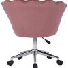 31oVm7tjRKL._AC_.jpg Chaise de Bureau Rose pour Fille Enfant Adultes Ergonomique Fauteuil de Bureau Confortable en Velours Fauteuil D'ordinateur Pivotant pour Le Ttravail à Domicile Hauteur Réglable