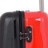 31unEeGhrPL._AC_.jpg Solide Coquille Dure Valise Coeur Dansant 4 Roues Bagage TSA Serrure Fermeture éclair Autour Sac HLG280 (L)