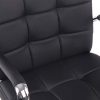31veziHJEsL._AC_.jpg CLP Fauteuil de Bureau Ergonomique à roulettes Deli Pro - Chaise de Bureau Confortable - Rembourré avec Revêtement en Similicuir - Réglable en H, Couleurs:Noir