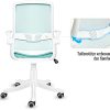 31vkzVGOuTS._AC_.jpg YU YUSING Chaise de Bureau Fauteuil Siège Ergonomique avec Accoudoirs Pliables, Dossier Inclinable, Support Lombaire, Pivotant à 360 °,Hauteur Réglable, Vert