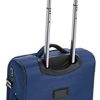 Amazon Basics Valise cabine extensible souple, à roulettes avec serrure TSA - 55 cm, Bleu
