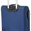 31wtArUD60L._AC_.jpg BONTOUR Valise Cabine avec Poche Avant 55x40x20m, Bagage à Main 2 Roues avec Serrure TSA (Bleu)