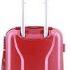 31zINzmrSkL._AC_.jpg Valise Cabine Extensible 55 x 35 x 21(25) cm Worldline ABS & Polycarbonate 4 roulettes Serrure TSA Rouge
