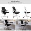 41jWeiDjcL._AC_.jpg Hbada Chaise de Bureau avec Accoudoirs Pliables, Fauteuil Ergonomique en Maille Respirante, Siège avec Dossier Inclinable, Pivotant à 360 °,Hauteur Réglable, Blanc