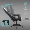 41-6HEgMyfL._AC_.jpg IntimaTe WM Heart Chaise Gaming, Fauteuil Gamer Ergonomique, Siège Gaming avec Dossier Haut, Fauteuil de Bureau avec Assis Rembourré, Repos-Pieds Pliable, Accoudoirs Réglables (Gris)