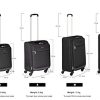 41-9q985g2L._AC_.jpg Amazon Basics Valise souple à roulettes pivotantes, 53 cm, Bagage à main/Taille cabine, Noir