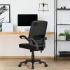 41-Xvb3F3ZS._AC_.jpg Yaheetech Chaise de Bureau Ergonomique Fauteuil de Direction en Maille Fauteuil pour Ordinateur avec Accoudoirs Pliables Dossier Inclinable Hauteur Réglable à Roulettes Noir
