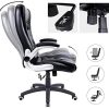 410H0Jw9UEL._AC_.jpg Songmics Fauteuil de Bureau à Dossier Haut, avec Appui-tête, Assise rembourrée, Accoudoirs Pliables, Ergonomique, Noir OBG51B, Nero, 77 x 33 x 65 cm