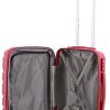 411GzhUALEL._AC_.jpg Valise Cabine Extensible 55 x 35 x 21(25) cm Worldline ABS & Polycarbonate 4 roulettes Serrure TSA Rouge