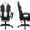 412RpJfYNaL._AC_.jpg IntimaTe WM Heart Chaise Gaming, Fauteuil Gamer Ergonomique, Siège Gaming avec Dossier Haut, Fauteuil de Bureau avec Assis Rembourré, Repos-Pieds Pliable, Accoudoirs Réglables (Gris)