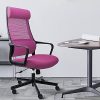 412o17hU8S._AC_.jpg MELOKEA Chaise Bureau, Fauteuil Bureau, Chaise Ergonomique avec Appui-Tête et Soutien Lombaire, Fauteuil Ergonomique Réglable en Hauteur avec Dossier Inclinable, Charge Max 150kg (Violet)