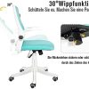 413Tkmlw8IS._AC_.jpg YU YUSING Chaise de Bureau Fauteuil Siège Ergonomique avec Accoudoirs Pliables, Dossier Inclinable, Support Lombaire, Pivotant à 360 °,Hauteur Réglable, Vert