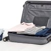 Amazon Basics - Ballard - Valise hybride à roulettes pivotantes - 51 cm, Gris