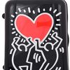 414tGP8b01L._AC_.jpg Solide Coquille Dure Valise Coeur Dansant 4 Roues Bagage TSA Serrure Fermeture éclair Autour Sac HLG280 (L)