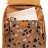 4168LCjIRvL._AC_.jpg LES DÉGLINGOS Valise Cabine Enfant (Speculos le Tigre) - Garçon - Valise Trolley à roulettes - 22L - 48 cm - Souple - Marron