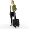 416m8LTVt2L._AC_.jpg Amazon Basics Valise souple à roulettes pivotantes, 53 cm, Bagage à main/Taille cabine, Noir