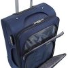 41AxwO3yP1L._AC_.jpg Valise Taille Moyenne 67cm - ALISTAIR Plume - Toile Nylon Ultra légère et résistante - 4 Roues - Marque française (Bleu Marine)