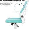 41D8Tf2vbrS._AC_.jpg YU YUSING Chaise de Bureau Fauteuil Siège Ergonomique avec Accoudoirs Pliables, Dossier Inclinable, Support Lombaire, Pivotant à 360 °,Hauteur Réglable, Vert