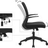 41EZdBtrL8S._AC_.jpg SONGMICS Fauteuil de bureau en toile, Chaise ergonomique, Siège, pivotant, réglable en hauteur, mécanisme d’inclinaison, siège et dossier en toile respirante, Noir OBN032B01