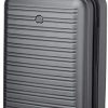 41GTisRsa6L._AC_.jpg DELSEY PARIS - SEGUR 2.0 - Valise rigide à double roues et serrure TSA intégrée - 70cm, 105L, Gris