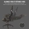 41GVSSfBR-L._AC_.jpg Corsair T1 Race - Fauteuil Gaming de bureau en similicuir, montage facile, ergonomique, hauteur réglable et accoudoirs 4D, confortable avec dossier inclinable - Noir