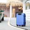 41I1jOlAXDL._AC_.jpg Todeco - Set de Valises, Bagages pour Voyage - Matériau: Plastique ABS - Roues: 4 Roues à Rotation 360° - Coins protégés, 51 61 71 cm, Bleu Ciel, ABS