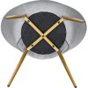 WOLTU Chaises de Salle à Manger Lot de 4 rembourrées en Velours,Chaise de Salle de séjour Gris Clair BH230hgr-4