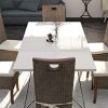 Lot de 6 chaises Racine Moka en Osier