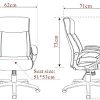41JoM7HXWL._AC_.jpg SixBros. Chaise de Bureau Tissu Gris HLC-0311-1/2167
