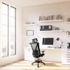41Mib8wJn8S._AC_.jpg Aiivsit Chaise de Bureau Ergonomique Fauteuil Bureau Support Lombaire réglable Pieds Amovibles Appuie-tête réglable 2D Fonction d'inclinaison verrouillable, Capacité Maximale 150kg