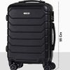 41N2gVPOKkL._AC_.jpg Cabin 5502 – Chariot Rigide en ABS 8 Roues 55 x 37 x 20 cm utilisable comme Bagage à Main de Taille Standard., Noir , MX5502, Valise Rigide à roulettes