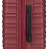 41PO9stOdSL._AC_.jpg WITTCHEN Valise de Chariot de Valise de Taille Moyenne Stable Valise de Wittchen ABS Chariot à Coque Dure 4 roulettes Serrure à Combinaison Rouge (Burgund)