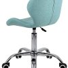 41QgAlOqJL._AC_.jpg Chaise de bureau informatique rembourrée réglable en hauteur et pivotante pour maison et bureau