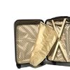 ABS Valise Taille Cabine et Vanity Case (Champagne (5859))