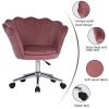 41ROzNoCOkL._AC_.jpg Chaise de Bureau Rose pour Fille Enfant Adultes Ergonomique Fauteuil de Bureau Confortable en Velours Fauteuil D'ordinateur Pivotant pour Le Ttravail à Domicile Hauteur Réglable