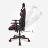 41TP4wAm4AL._AC_.jpg VADIM Chaise de Bureau Gaming Rouge et Blanche, Chaise Fauteuil de Bureau Racing Sport Ergonomique, Siège Gamer Dossier inclinable à 155°, Hauteur Réglable, PU pour PC Joueur