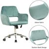 41TW8ElFs5L._AC_.jpg Chaise de Bureau Fauteuil Bureau Ergonomique Bacyion Pivotant Chaise à roulettes Tabouret de Bureau et Réglable en Hauteur Chaise de Chambre Confortable en Tissu Vert (Vert)