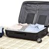 Amazon Basics - Oxford - Valise rigide à roulettes pivotantes - 68 cm, Noir