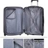 41U7e3lGzrL._AC_.jpg ITACA - Valise Trolley 66 cm en ABS. Rigide et Légère. Poignée Télescopique, 2 Anses Rétractables, 4 Roues. Taille Moyenne. Cadenas à Combinaison T71560, Color Anthracite