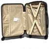 ABS Valise Taille Cabine et Vanity Case (Champagne (5859))