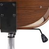 41ZbHcs58KS._AC_.jpg CLP Fauteuil de Bureau Kemberg avec Coque en Bois Et Revêtement Similicuir I Chaise De Bureau Dossier Assise Rembourrés I Piètement Métal, Couleur:Noyer/crème