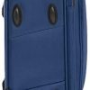 Amazon Basics Valise cabine extensible souple, à roulettes avec serrure TSA - 55 cm, Bleu