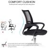 41d2yaAnvCL._AC_.jpg Chaises de bureau noires Chaise de bureau exécutif Fauteuil de travail ergonomique réglable Fauteuil rembourré et confortable