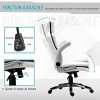 41dA5GJQr-S._AC_.jpg Fauteuil de bureau manager gaming style baquet racing dossier assise capitonné revêtement synthétique blanc noir