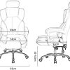 41gWIbCeEFS._AC_.jpg Chaises de bureau Chaises et fauteuils Chaise d'ordinateur étudiant Rose Ergonomique Chaise de Jeu Chaise pivotante d'apprentissage avec Dossier à la Maison Confortable et sédentaire