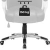 41h8q-dun9L._AC_.jpg SONGMICS Fauteuil de bureau, Stable, Bonne longévité, Hauteur réglable, Ergonomique, Noir, OBG22B