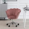 41hcnnICYyL._AC_.jpg Chaise de Bureau Rose pour Fille Enfant Adultes Ergonomique Fauteuil de Bureau Confortable en Velours Fauteuil D'ordinateur Pivotant pour Le Ttravail à Domicile Hauteur Réglable